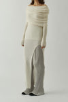 SWAYING/KNIT Water Soluble Wool Lapel SW22AW1T14 White PS50